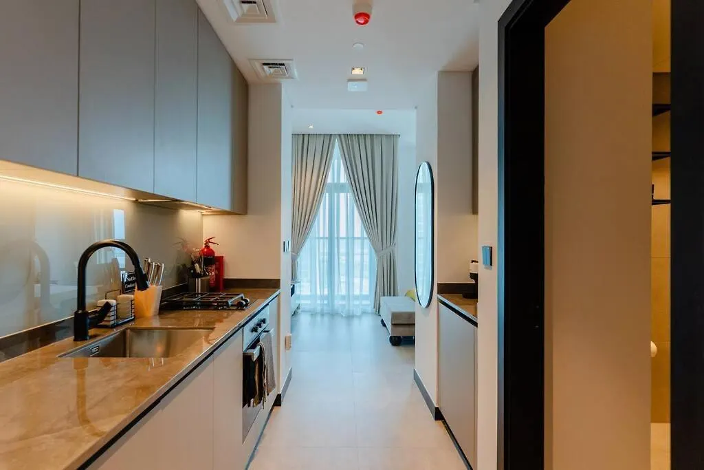 Apartament Stylish Studio Next To Canal Dubaj